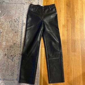 Aritzia Melina leather pants